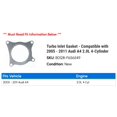 thumbnail image 2 of Turbo Inlet Gasket - Compatible with 2005 - 2011 Audi A4 2.0L 4-Cylinder 2006 2007 2008 2009 2010, 2 of 2