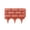 Brick Red, variant on Plastic Garden Retaining Fence Brick Look Edging Border Outdoor Landscape Edging Fence Decorative Picket Panel for Flower Beds Paths Lawns Yard