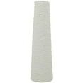 thumbnail image 6 of DecMode 25" White Ceramic Vase with Bubble Texture, 6 of 7