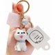 thumbnail image 1 of Men Women Super Cute Kawaii Creative Simulation Mini Dog Puppy Keychain Keyrings, Lightweight Kawaii Dog Pet Car Key Chain Key Ring Bag Pendant Key Ho, 1 of 4