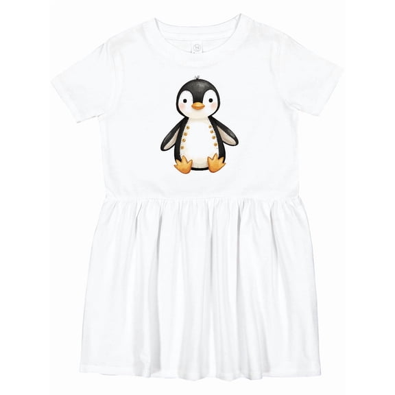 Inktastic Baby Penguin Girls Toddler Dress