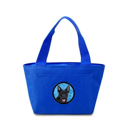 Blue Australian Kelpie Zippered Insulated School Washable And Stylish Lunch Bag (Best Ice Box Australia)