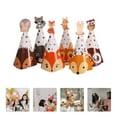 thumbnail image 3 of WEUVEB 24Pcs Animal Theme Party Cone Hats Paper Birthday Supplies for Kids Group Activities Fun Decorations, 3 of 8