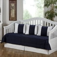 thumbnail image 2 of victor mill Cabana Navy Blue and White 5-Piece  Daybed Set, 2 of 2