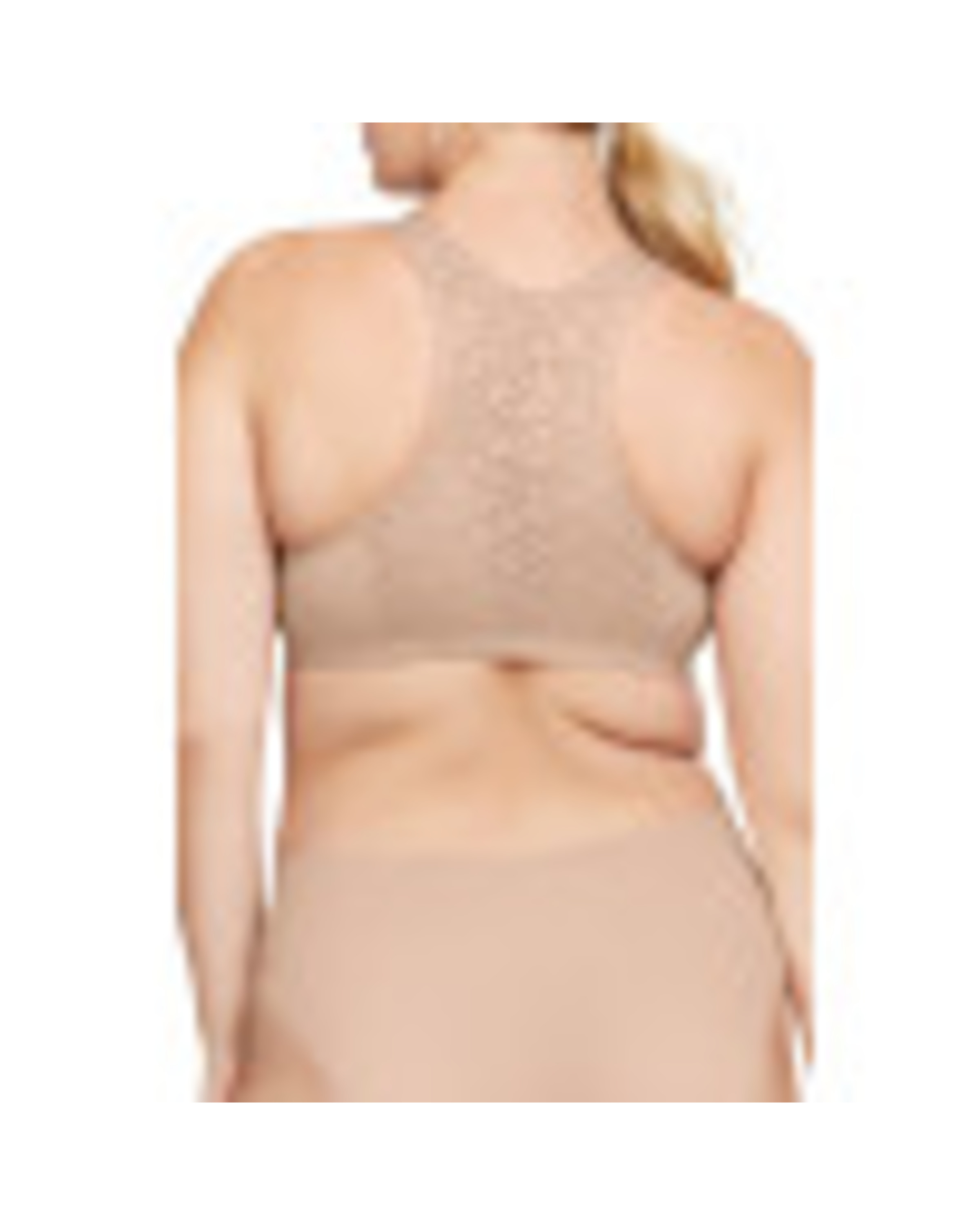 Glamorise Front-Closure Cotton T-Back Comfort Wirefree Bra 1908 (Women's & Women's Plus)