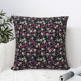 thumbnail image 4 of Yiaed Daisies Flowers Print Pillow Covers Super Soft Decorative Square Throw Pillow Covers Case Cushion Covers for Sofa Couch Bedroom Car Decor（No pillow core）-16"x16", 4 of 7