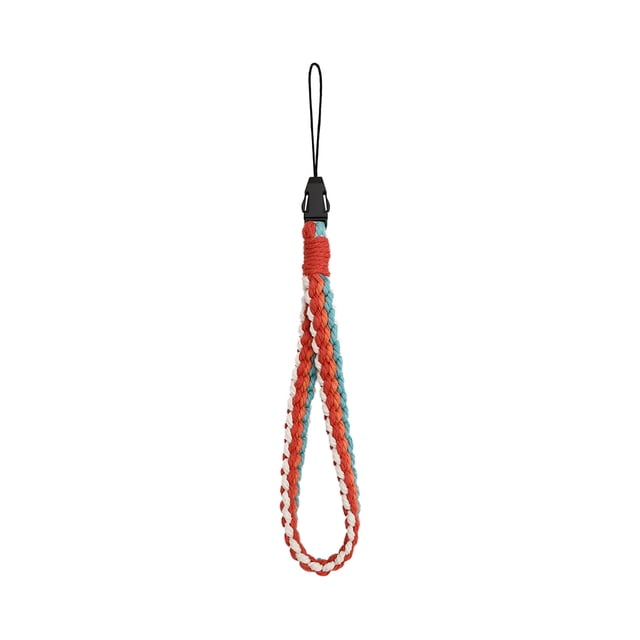 QualitChoice Mobile Phone Lanyard Universal Key Ring Camera Card Strap Rope Holder Portable Running Travel Detachable Hand Chain Red Colorful