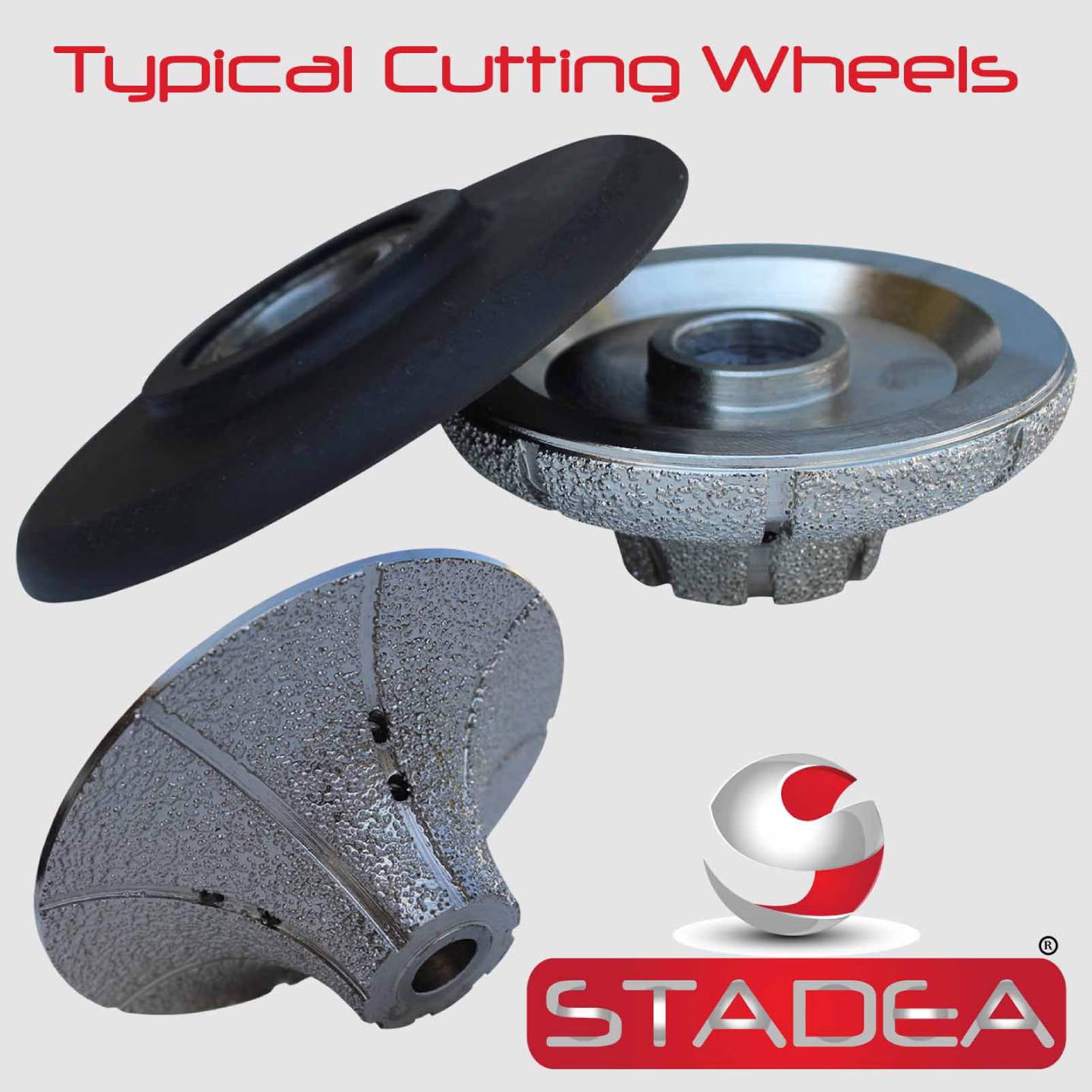 STADEA Diamond Profile Wheel Hand Bits 3/16" Demi Radius Granite Stone Profiling 