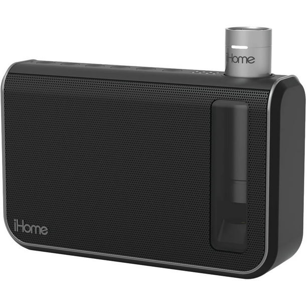 iHome iKN100BC Portable Rechargeable Bluetooth Stereo Speaker With 2,600mAh Removable Battery