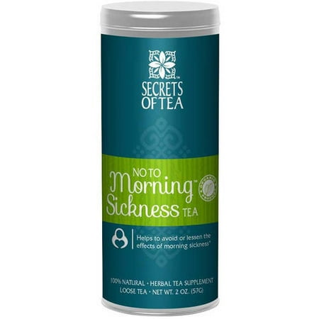 - Secrets of Tea No to Morning Sickness Herbal Tea Supplement, 2 oz