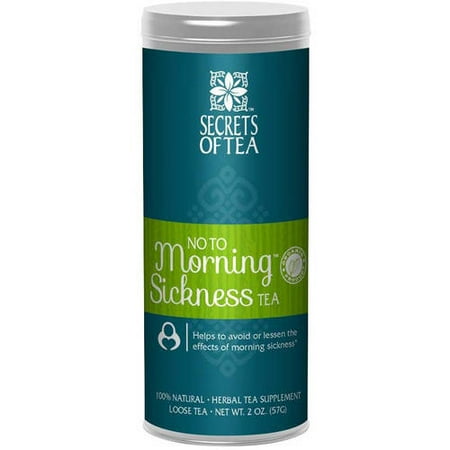 Secrets of Tea No to Morning Sickness Herbal Tea Supplement, 2