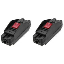 Set of 2 Rocker Switch Dimmable Charger Console Christmas Tree Light Push Button