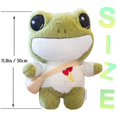 thumbnail image 2 of Juguetes De Peluche De Rana Lindo Muñeco De Peluche De Juguete Animal De Dibujos Animados Juguete Para Regalo Para Niños Niñas Amigos 11,8 Pulgadas sonducket FN006825-07, 2 of 6