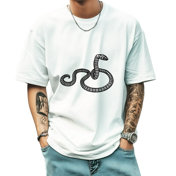 Graphic Tees for Men Summer New Print Casual Tee Fashion Trend Sports Shirt Select