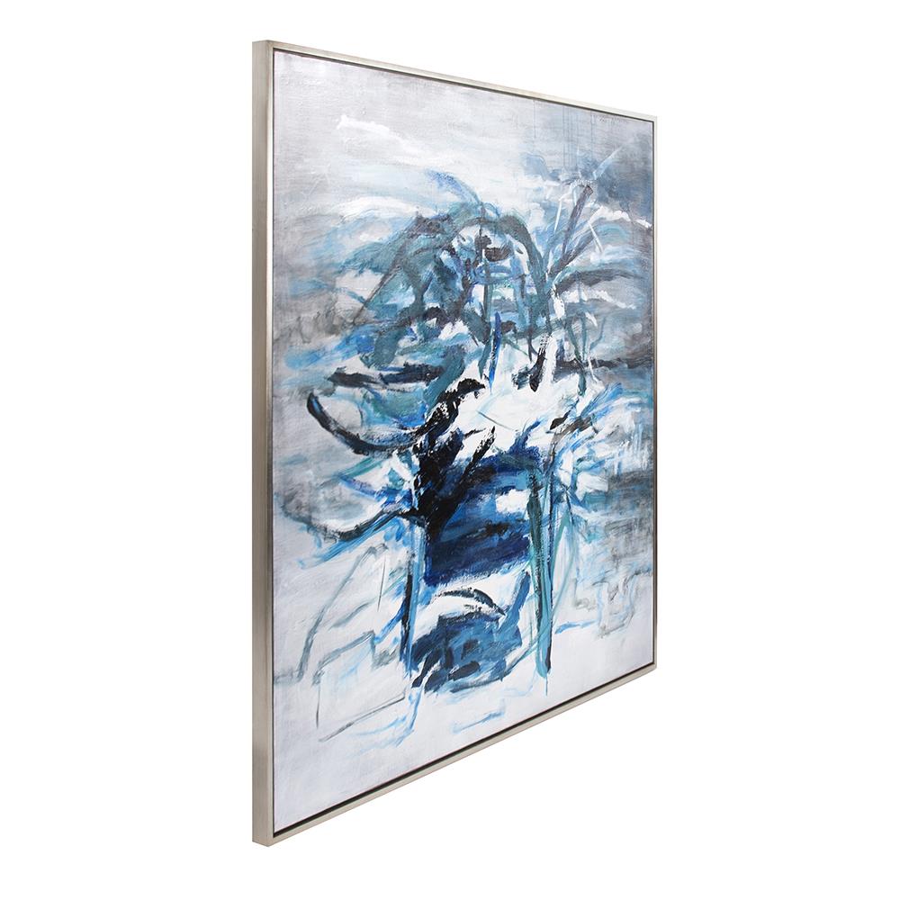 Anger Management Hand Painted Canvas Wall Art - Abstract Emotional Expression