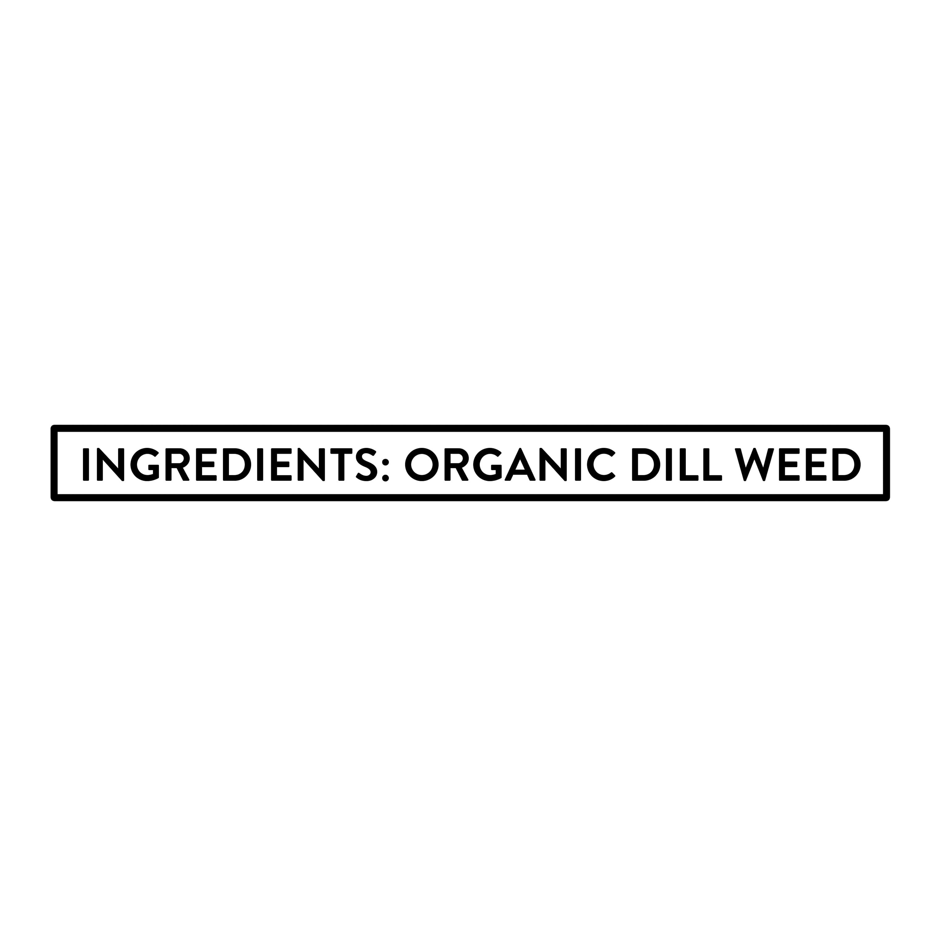 Great Value Organic Dill Weed, 0.6 oz