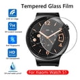 thumbnail image 4 of Protector de pantalla HD de vidrio templado Película completa para Xiaomi Watch S1 (3 piezas) WDOplteas Para estrenar, 4 of 8