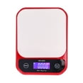 thumbnail image 3 of Kitchen Scales Digital Weight, Easy Clean Rechargeable 400mA Lithium Battery Digital Kitchen Scale  for Meat for Liquid Solids for Nutritious Meals Red 10kg/1g, 3 of 7