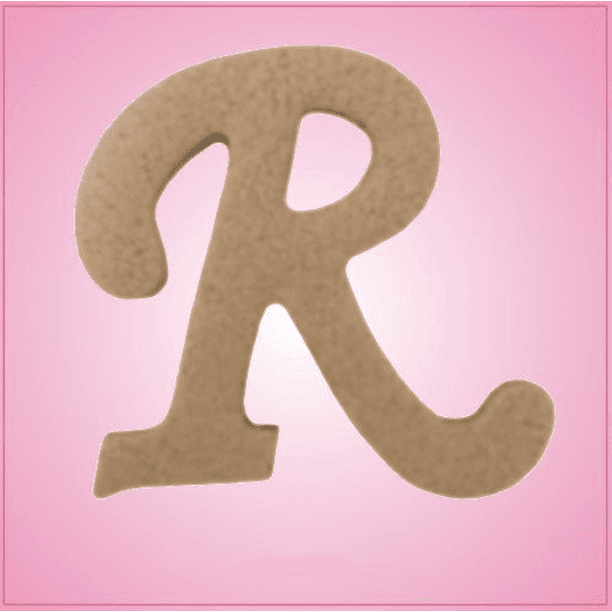 Cursive Letter R Cookie Cutter Only one pieces