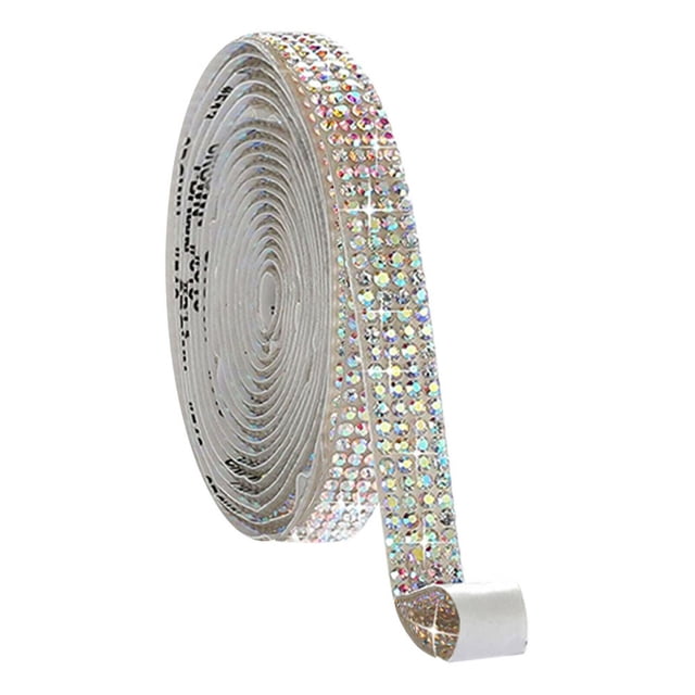 Diy Colorful Rhinestone Diamond Crystal Bling Decor Sticker Car Clothing Craft