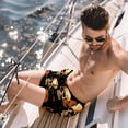 thumbnail image 2 of luoweisi Men's Beach Shorts Quick Dry Swim Trunks with Mesh Lining Skull L, 2 of 5