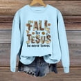 thumbnail image 2 of Huaizzzy T-Shirt à Manches Longues pour Femmes, Col Rond, Imprimé, Fermeture Éclair devant, Chandails en Molleton de Noël Décontractés, 2 of 4