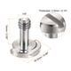 thumbnail image 2 of Adaptadores de tornillo Unique Bargains 1/4 Macho Acero inoxidable 0.55 Longitud 2uds, 2 of 5