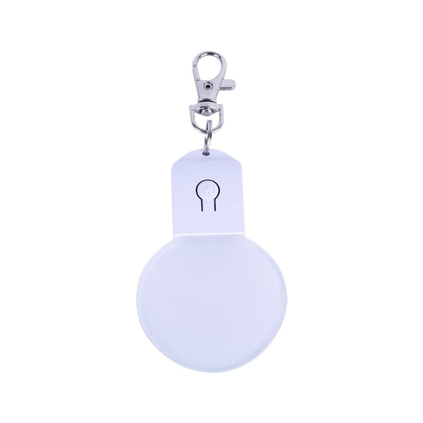 Luz nocturna LED portátil en forma de corazón, lámpara colgante recargable por USB, ideal para el bolso, acampadas, senderismo y paseos