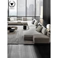 thumbnail image 2 of High-end Fabric Sofa Simple Modern Italian Corner Curved Living Room  Combination Set Nordic Style Furniture My Lux Decor Round, 2 of 10