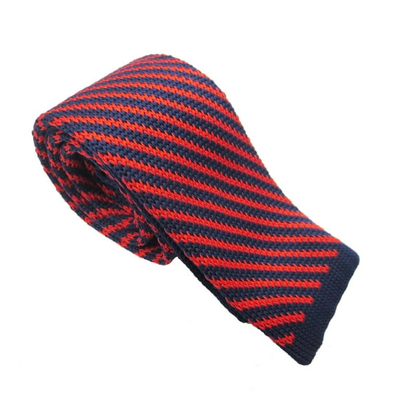 Youkk Men'S Skinny Tie Thin Slim Solid Formal Knitted Necktie