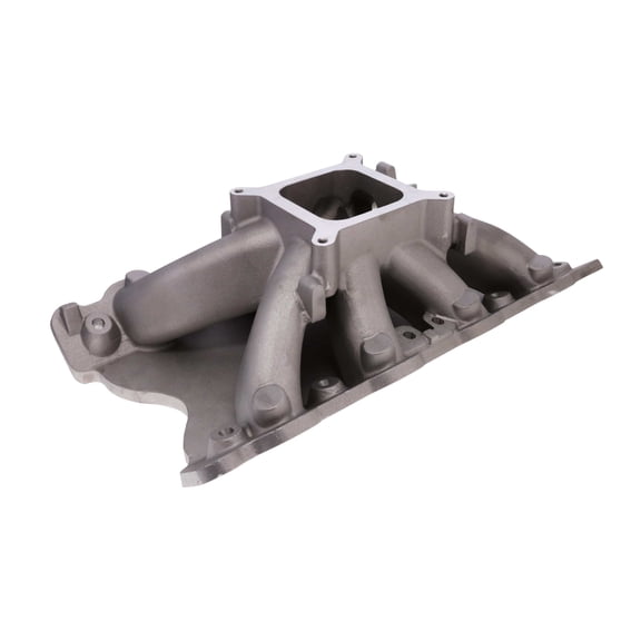 Aluminum Intake Manifold Single Plane for Ford 351 Cleveland 2V/4V - Satin