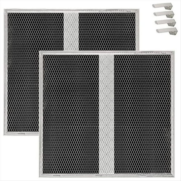 Filtro de CarbóN HPF36 Filtro de CarbóN Sin Conductos, 2 Filtros de Grasa Tipo para Filtro de Campana Extractora S97020466