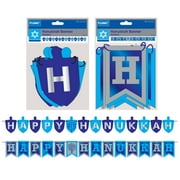 Happy Hanukkah Banner With Hot Stamping Case Pack of 48