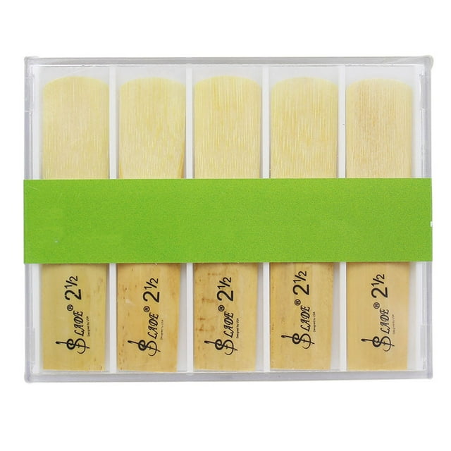 keepw 10Pcs Reed Saxophone Strength 2.5 Sax Instrument Tenor Woodwind Parts Surface Auxiliary Pieces Whistle Soprano Alto