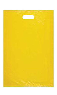 Count of 1000 Large White High-Density Plastic Merchandise Bag 15" x 4" x 24" 