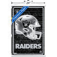 thumbnail image 3 of NFL Las Vegas Raiders - Neon Helmet 23 Wall Poster with Magnetic Frame, 22.375" x 34", 3 of 5