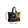 thumbnail image 3 of Hometravel Quilted Tote Bag for Women Cat Pattern Print, Large Capacity Multi-Purpose Laptop Bag, Crossbody Shoulder Tote for Work, Beach, Gym, Overnight, 3 of 6