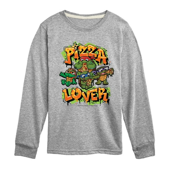 Teenage Mutant Ninja Turtles Mutant Mayhem - Pizza Lover - Toddler & Youth Long Sleeve Graphic T-Shirt