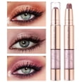 thumbnail image 4 of 6 Color Double-Ended Gradient Glitter Eyeshadow Stick,Eye Shadow,Blush, Highlight & Contour Pen, Cream Blendable Metallic Pen, Lightweight Long-Lasting Eye Makeup Pen for Daily Makeup,Portable, 4 of 6