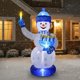 thumbnail image 1 of Muñeco de Nieve Inflable de Janucá Zion Judaica de 213 cm con Iluminación, 1 of 7