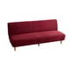 thumbnail image 1 of Injueey Protector De Sofá Funda De Sofá Cama Sin Brazos Suave Y Elástica Fácil De Instalar Y Limpiar Poliéster Único Decoración del hogar Vino rojo, 1 of 6