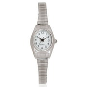 Time and Tru Adult Female Analog Watch with Oval Dial and Expansion Bracelet - WS99WM1