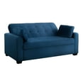 thumbnail image 6 of Serta Monroe Modern Convertible Sofa with Queen Size Sleeper, Navy Blue Woven Fabric, 6 of 18