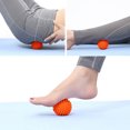 thumbnail image 2 of Masaje Con Puntas Rodillo Muscular Compacto 6 Cm para Estrés en Manos Y Pies () Naranja, 2 of 5