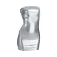 thumbnail image 4 of Women's Shiny Strapless Dress, Metallic Bodycon Mini Clubwear for Night Out, Halloween, Cosplay Costume, Christmas Party and Performance, Sexy Stretchy Party Dress-Silver, 4 of 4