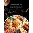 thumbnail image 5 of Olla para pasta XL multifunción comercial, olla para sopa, gas, calefacción eléctrica, barril para fideos hervidos, ahorro de energía, 5 of 5
