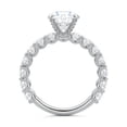 thumbnail image 2 of Bow Jewel 2.1 Ct Round Brilliant Lab Created Diamond Ring for Women - Stamped 14K White Gold Plated Solitaire Wedding Band - Diamond Engagement Ring - Anniversary Gifts for Her, 2 of 3