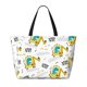 thumbnail image 2 of Fotbe Dinosaur on Excavator Bolsa de Viaje para Playa - Resistente al Agua, Bolsa Tote de Gran Capacidad y Ligera con 7 Bolsillos para Mujeres y Hombres, 2 of 7