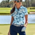 thumbnail image 4 of Whosucclay Hibiscus Pattern Breathable Tennis Shirts, Polyester Polo Shirts Moisture Wicking Lightweight Workout Tennis Activewear for Golf Bowling Hiking Size XX-Large, 4 of 10