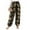 Black, variant on Utoimkio Toddler Boy Girls Plush Warm Pajama Pants Soft Comfortable Lounge Pants for Kids 4-12 Years